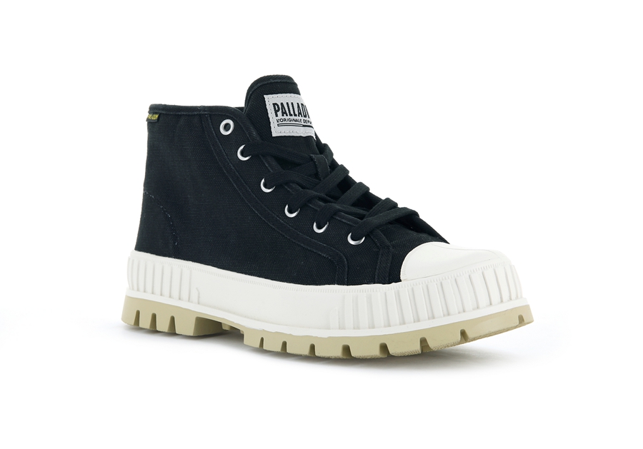 Black White Palladium Pallashock | FUX2230HA