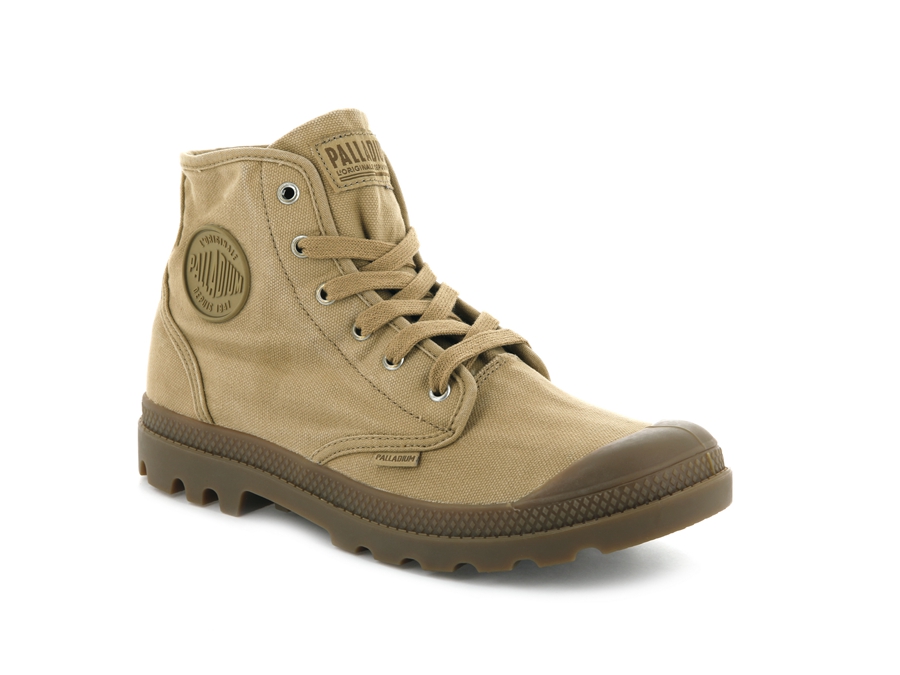 Khaki Palladium Pampa Hi | ORK3848QX