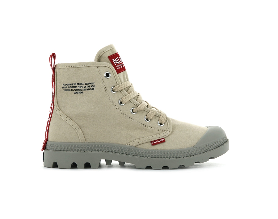 Khaki Palladium Pampa Hi | OXY9422ND