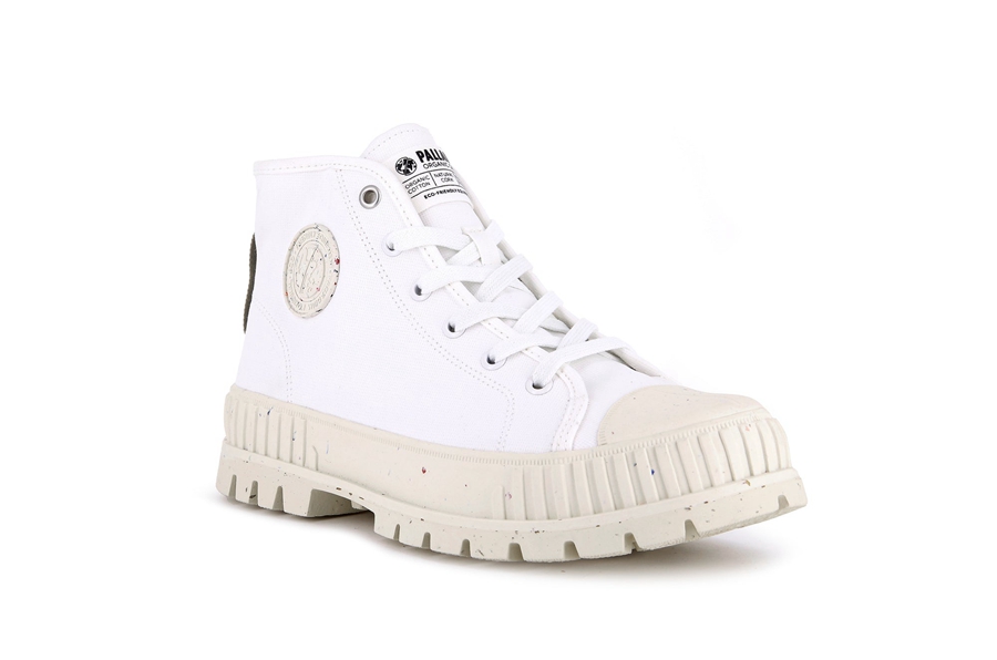 White Palladium Pallashock | VRP10078CW
