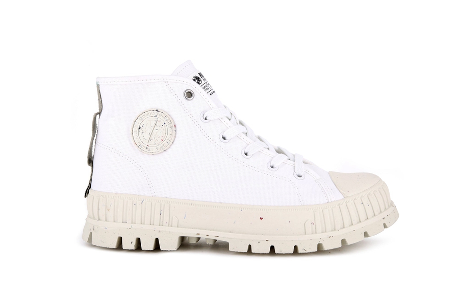 White Palladium Pallashock | VRP10078CW