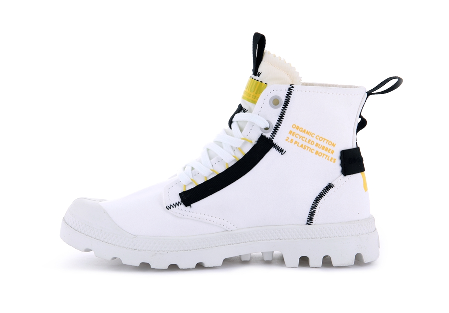 White Palladium Pampa Hi | PJC5519XO